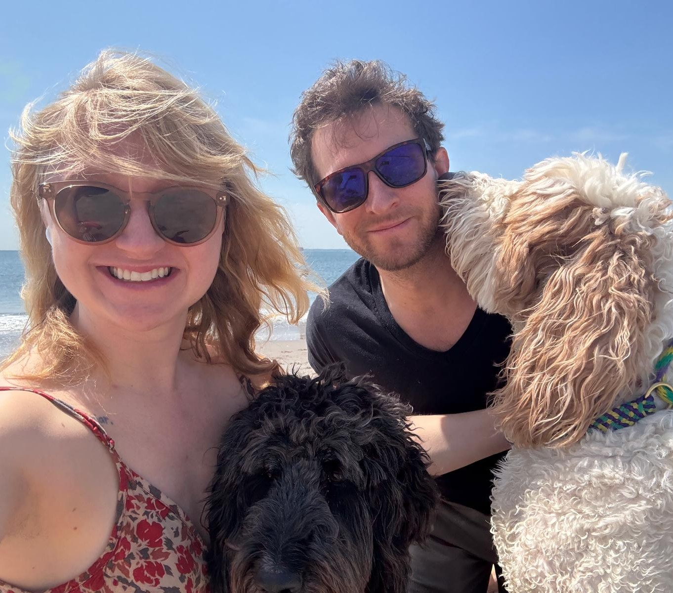 Sarabeth, Mike, Chaco, and Canyon in Prospect Park